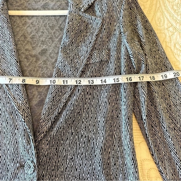 Tart soft knit grey patterned blazer jacket - Picture 13 of 13